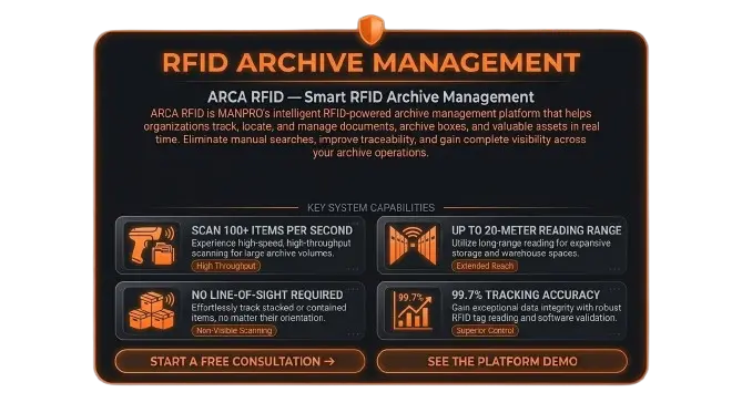 ARCA RFID Archive Management